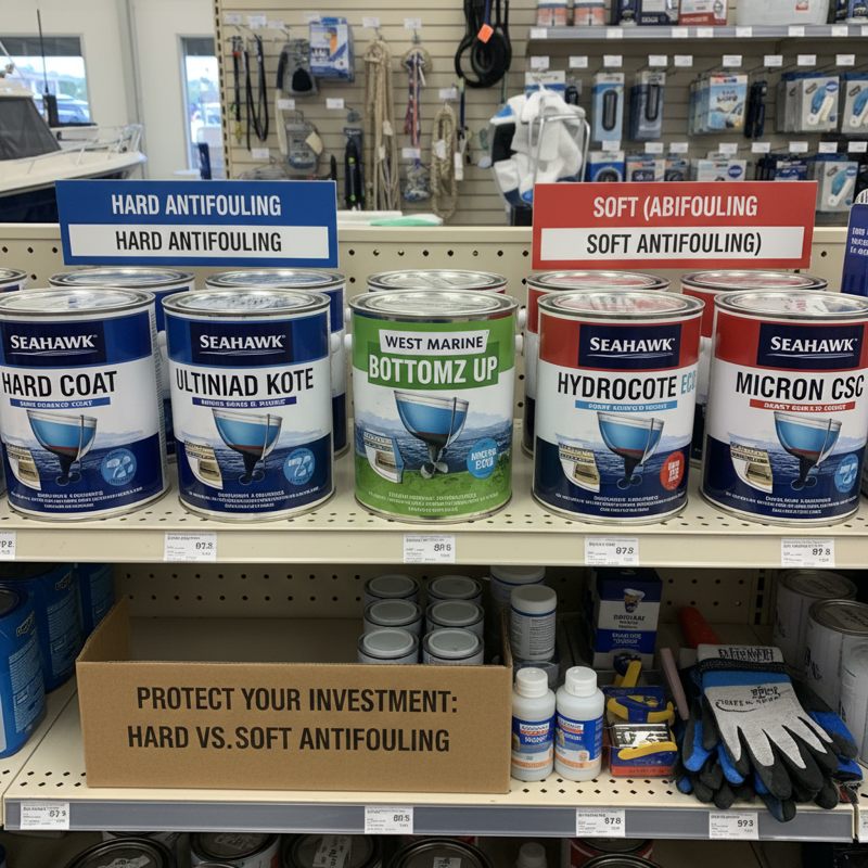 Übersicht Antifouling Typen — Hart, Weich, Selbstpolierend und Dünnschicht