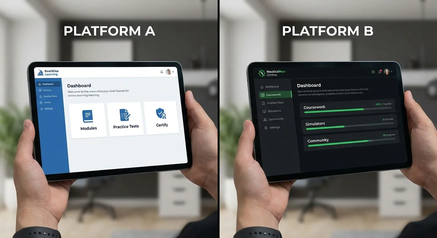 Bootsführerschein Online-Kurs Vergleich 2026 – Die besten Anbieter im Test