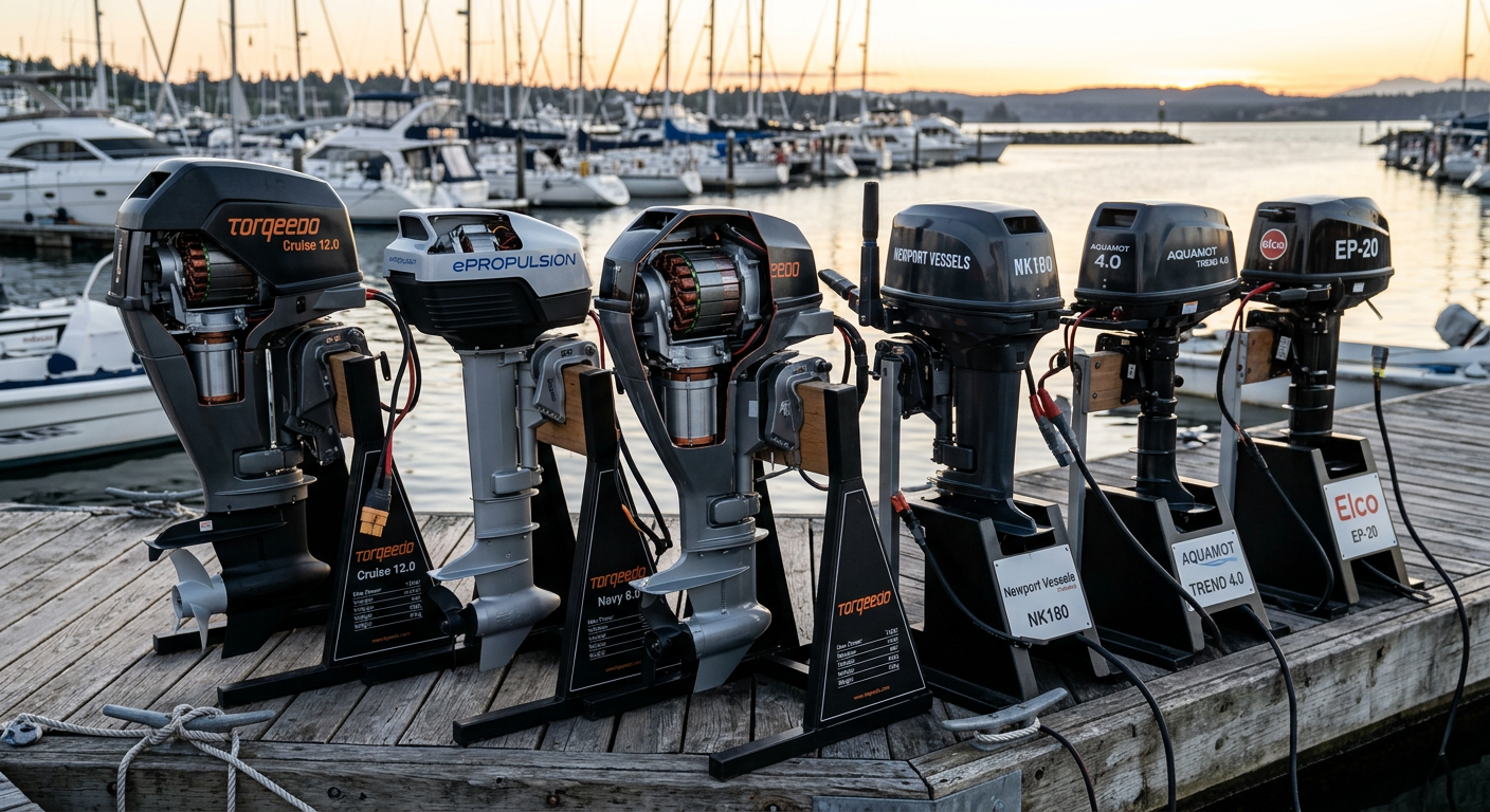 Verschiedene Elektromotoren für Schlauchboote im Vergleich