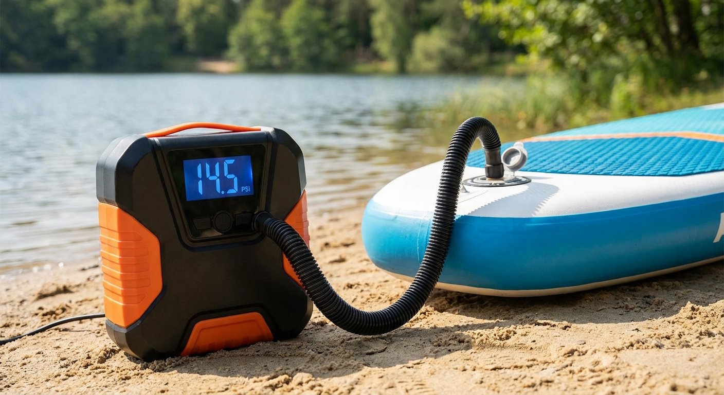 SUP Pumpe Test 2026: Elektrisch vs. Manuell — Die 7 besten SUP Pumpen im Vergleich