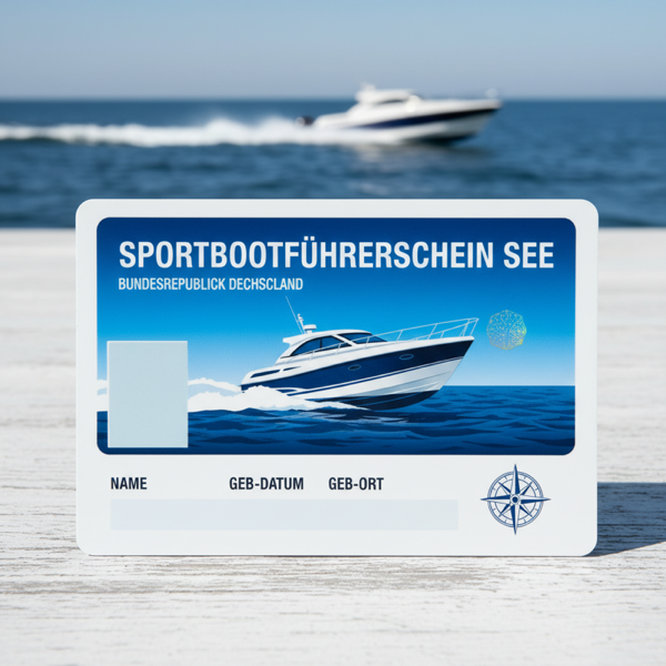 Sportbootführerschein See Kosten 2026 — Boot auf dem offenen Meer
